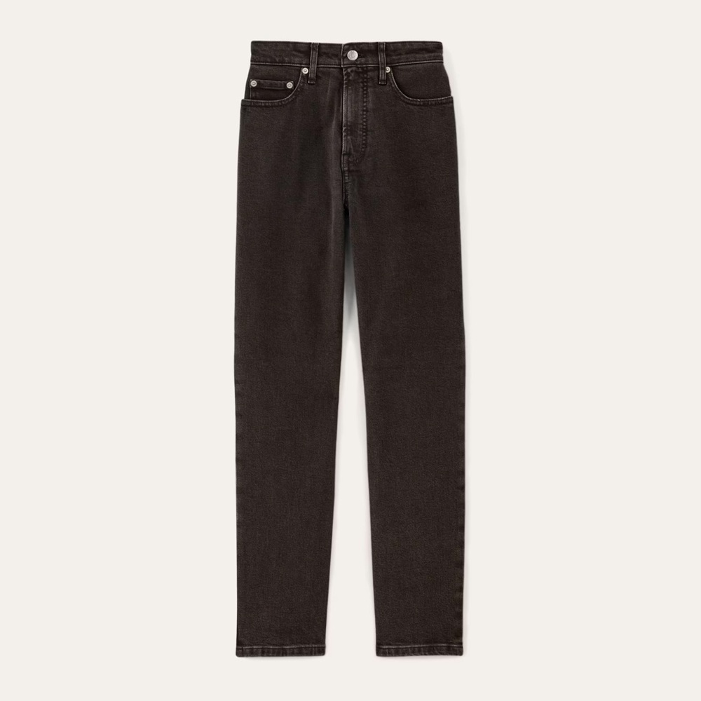 NWT Everlane The Cheeky Hourglass Jean - Washed Black - Size 33